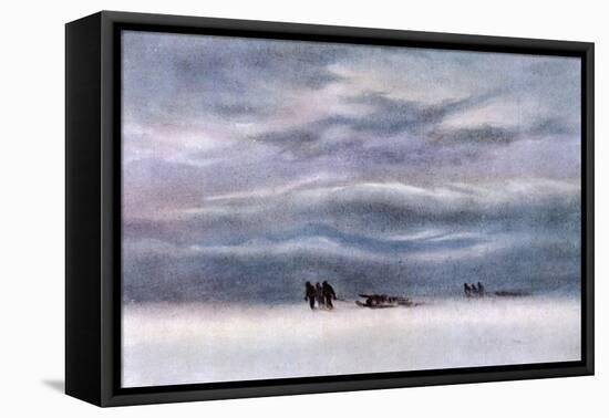 Sledging Party-Edward A. Wilson-Framed Stretched Canvas