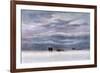 Sledging Party-Edward A. Wilson-Framed Art Print