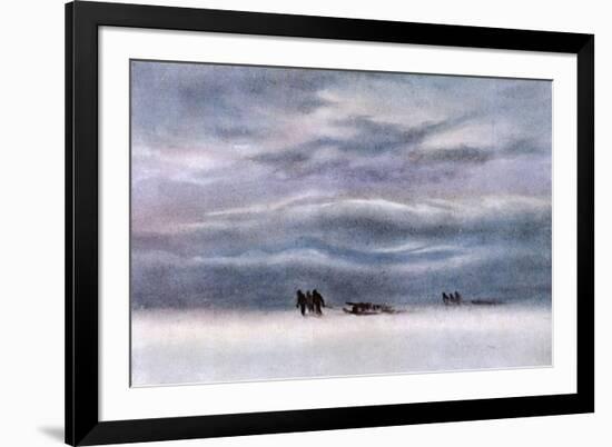 Sledging Party-Edward A. Wilson-Framed Art Print