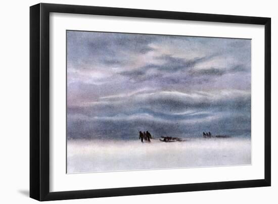 Sledging Party-Edward A. Wilson-Framed Art Print