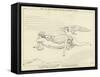 Sleep and Death Conveying the Body of Sarpedon to Lycia-John Flaxman-Framed Stretched Canvas