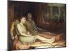 Sleep and his Half-Brother Death-John William Waterhouse-Mounted Premium Giclee Print