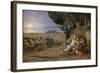 Sleep, c.1867-70-Pierre Puvis de Chavannes-Framed Giclee Print