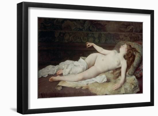 Sleep, c.1873-Louis Joseph Raphael Collin-Framed Giclee Print