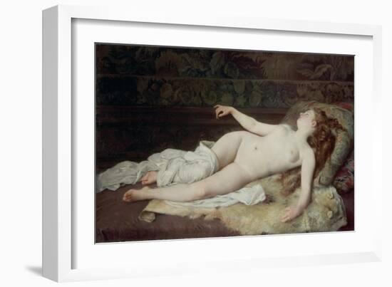 Sleep, c.1873-Louis Joseph Raphael Collin-Framed Giclee Print
