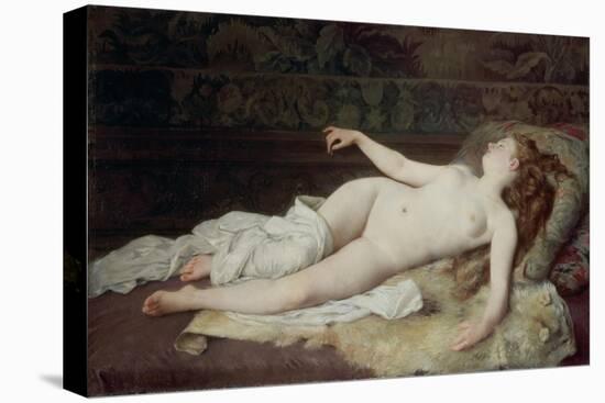 Sleep, c.1873-Louis Joseph Raphael Collin-Stretched Canvas