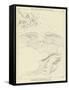Sleep Escaping from the Wrath of Jupiter-John Flaxman-Framed Stretched Canvas