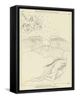 Sleep Escaping from the Wrath of Jupiter-John Flaxman-Framed Stretched Canvas