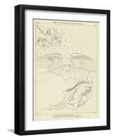 Sleep Escaping from the Wrath of Jupiter-John Flaxman-Framed Giclee Print