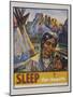 Sleep for Health Poster-null-Mounted Giclee Print