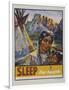 Sleep for Health Poster-null-Framed Giclee Print