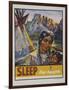 Sleep for Health Poster-null-Framed Giclee Print