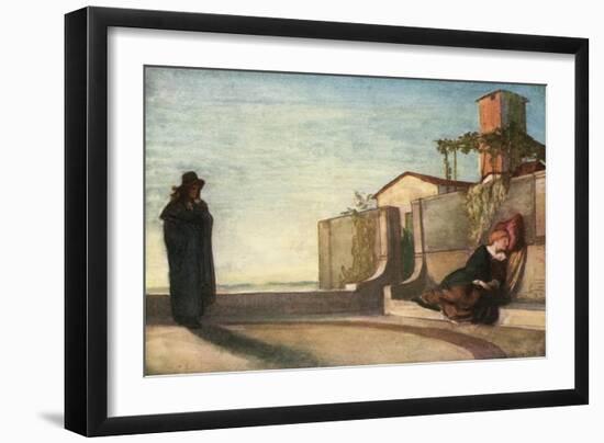 Sleep On, and Dream of Heaven Awhile-Robert Anning Bell-Framed Giclee Print