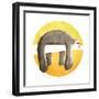 Sleep Sloth-Milli Villa-Framed Art Print