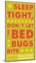 Sleep Tight, Don't Let The Bedbugs Bite (green & orange)-John Golden-Mounted Art Print