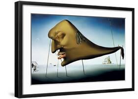 Sleep-Salvador Dalí-Framed Art Print