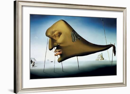 Sleep-Salvador Dalí-Framed Art Print