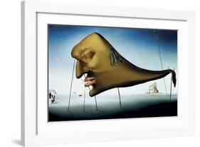 Sleep-Salvador Dalí-Framed Art Print