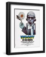 Sleeper, (aka Woody Et Les Robots), French Poster Art, Woody Allen, 1973-null-Framed Art Print