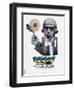 Sleeper, (aka Woody Et Les Robots), French Poster Art, Woody Allen, 1973-null-Framed Art Print