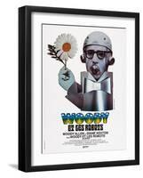 Sleeper, (aka Woody Et Les Robots), French Poster Art, Woody Allen, 1973-null-Framed Art Print