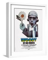 Sleeper, (aka Woody Et Les Robots), French Poster Art, Woody Allen, 1973-null-Framed Art Print