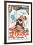 Sleeper, Japanese poster, Diane Keaton, Woody Allen, 1973-null-Framed Art Print