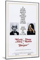 Sleeper, US poster, Woody Allen, Diane Keaton, 1973-null-Mounted Art Print