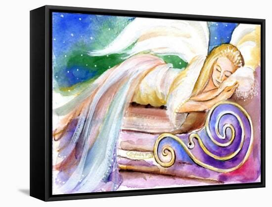 Sleeping Angel in Heaven-sylvia pimental-Framed Stretched Canvas