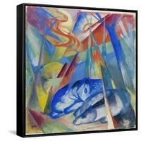 Sleeping Animals, 1913-Franz Marc-Framed Stretched Canvas