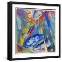 Sleeping Animals, 1913-Franz Marc-Framed Giclee Print