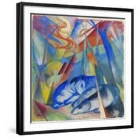 Sleeping Animals, 1913-Franz Marc-Framed Giclee Print