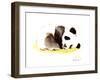 Sleeping Baby Panda-Suren Nersisyan-Framed Art Print