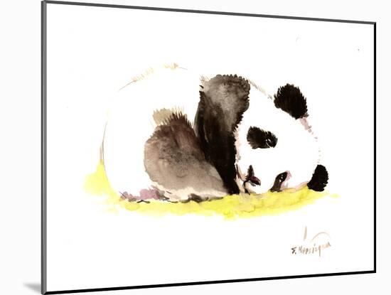 Sleeping Baby Panda-Suren Nersisyan-Mounted Art Print