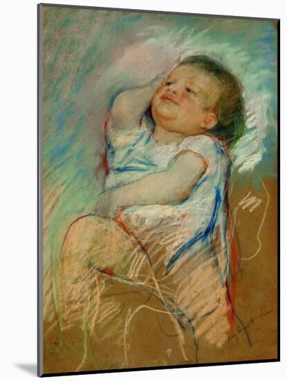 Sleeping Baby-Mary Cassatt-Mounted Giclee Print