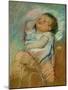 Sleeping Baby-Mary Cassatt-Mounted Giclee Print