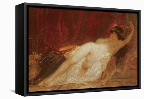 Sleeping Bacchante-Karoly Lotz-Framed Stretched Canvas