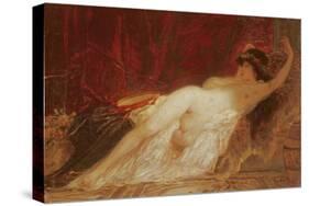 Sleeping Bacchante-Karoly Lotz-Stretched Canvas