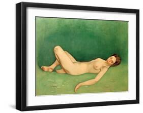 Sleeping Bather-Félix Vallotton-Framed Giclee Print