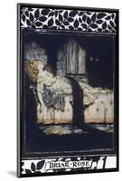 Sleeping Beauty aka Briar Rose Asleep-Arthur Rackham-Mounted Photographic Print
