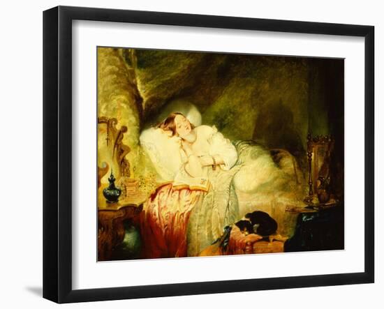 Sleeping Beauty by Alfred Woolmer-Alfred Woolmer-Framed Giclee Print