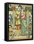 Sleeping Beauty illustrated by Walter Crane-Walter Crane-Framed Stretched Canvas