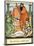 Sleeping Beauty illustrated by Walter Crane-Walter Crane-Mounted Giclee Print