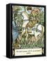 Sleeping Beauty illustrated by Walter Crane-Walter Crane-Framed Stretched Canvas