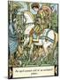 Sleeping Beauty illustrated by Walter Crane-Walter Crane-Mounted Giclee Print