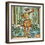 Sleeping Beauty illustrated by Walter Crane-Walter Crane-Framed Giclee Print