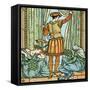 Sleeping Beauty illustrated by Walter Crane-Walter Crane-Framed Stretched Canvas