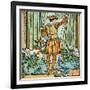 Sleeping Beauty illustrated by Walter Crane-Walter Crane-Framed Giclee Print