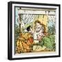 Sleeping Beauty illustrated by Walter Crane-Walter Crane-Framed Giclee Print