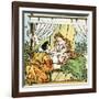 Sleeping Beauty illustrated by Walter Crane-Walter Crane-Framed Giclee Print